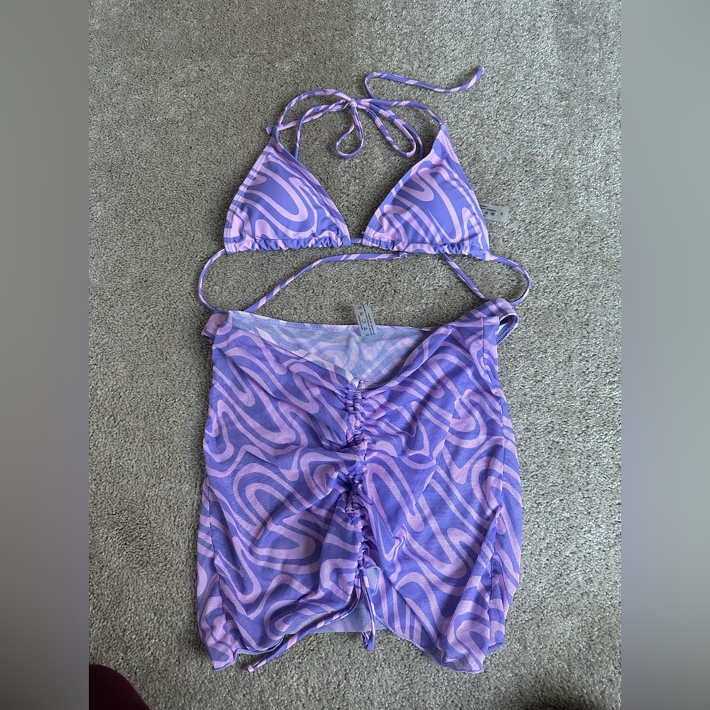 SHEIN Purple and Pink Bikini Set - Picture 3 of 3